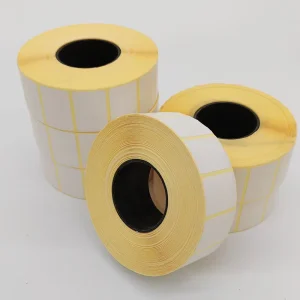 Direct Thermal Label Sticker 58x40mm Color Printing Supermarket Adhesive Paper for Promotion and Grocery Barcode Labels
