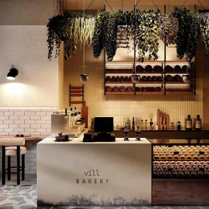 Display Rack Cafe Furniture Bar Tool Glass Coffee Table Bakery Display Case Storage Shelf for Shop Counter Display Showcase Bar