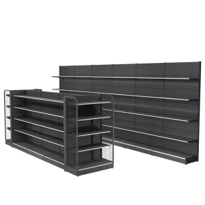 Double Side Grocery Shelf For Supermarket Retail Store Gondola Shelving Shelf For Shop Supermarket Display Rack