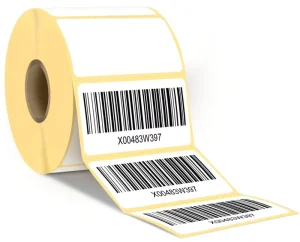 Double-Sided Barcode Labels for Multi-Info Display
