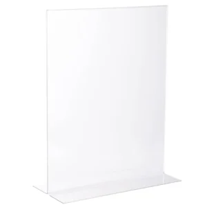 Double Sided Clear Acrylic Sign Display Holder 4×6 5×7 8.5×11 A5 Plastic Table Menu Stand