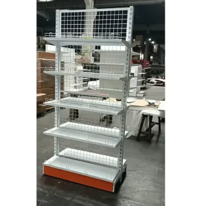 Double-Sided Gondola Shelving for Supermarkets