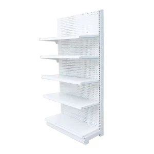 Double Sided Light Duty Price Display Gondola Supermarket Racks and Stands for Shopping Mall