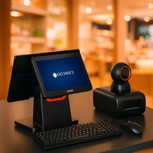 Dual Touch Screen Checkout Counter Cashier Machine Windows&Android System POS Terminal Cash Register