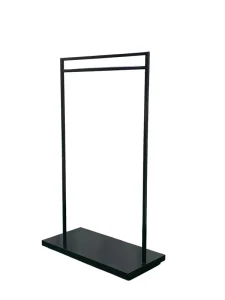 Durable Black Metal Retail Display Stand for Clothing, Shoes and Bags Store Fixtures
