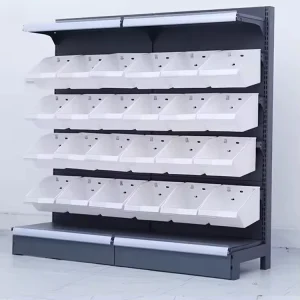 Durable Corrosion Protected Metal Steel Supermarket Shelf Display Stand Hanging Basket for Pharmacy Grocery Store