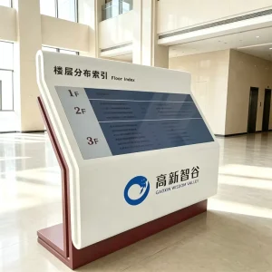 Durable Directional Signs Tailored for Shopping Centers and Park Roads Fashionable and Simple Outdoor Billboards