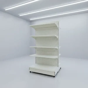 Durable Heavy-duty Double-sided Retail Display Racks Multifunctional Supermarket Shelves Made of High Quality Steel