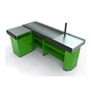 Durable High Quality Modern Design Retail Store Supermarket Checkout Counter Useful Storage Space 900mm Height 1150mm