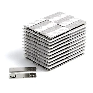 Durable Magnetic Name Tag Holder Blank Write on Magnetic Name Badge Anti scratch Reusable Magnetic ID Label