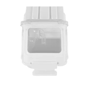 Durable Plastic Commercial Mobile Ingredient Bins Sugar Flour Storage Shelf Ingredient Bins with Lid for Hotel
