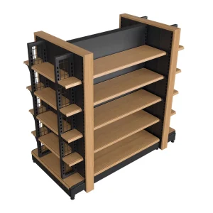 Durable Steel Shelving Display Solutions Customized Light Duty Retail Fixtures for Commercial Space Saving Storage Supermarkets