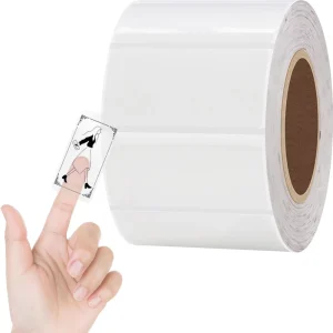 Durable Transparent Clear Thermal Label Stickers Self-Adhesive Heat-Resistant Waterproof Barcode Labels