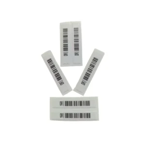 EAS 58khz AM Soft Tag with 3 Chips Barcode Adhesive Dr Label Price A-009