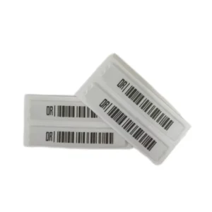 EAS Security Soft Tag 3 Chips Barcode Adhesive 58khz AM DR Label for Supermarket A-009