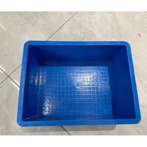 EU Box Factory Heavy Logistics Can Be Nested Stackable Plastic Storage Mobile Box Turnover Suitcase with Lid