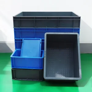 EU Crate Auto Parts Box Manufacturer EU Logistic Crate Rectangular Plastic Turnover Crates Eco Friendly Transportation Boxes