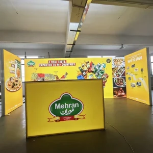 Easy Assemble Fair Aluminum Fabric Exhibit Modular Trade Show Exhibit Exhibition Display Booth Stand for Expo