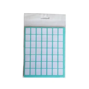 Eco Friendly A6 White Adhesive Sticker Sheets Removable Labels for Supermarket Barcode and Grocery Promotion