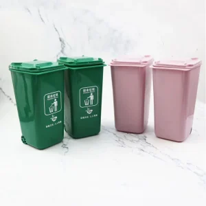 Eco Friendly Kids Desktop Mini Trash Can Fancy Table Pen Holder for Christmas Gift