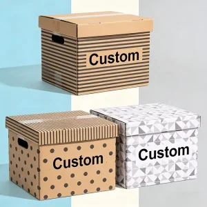 Eco Friendly Paper Board Storage Bin for Organizing Clothes Household Items