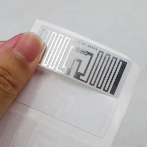 Eco-Friendly Recyclable RFID Garment Label Clothing Accessories Unique Serial Number Anti-Counterfeit Stock Tracking Printed Tag