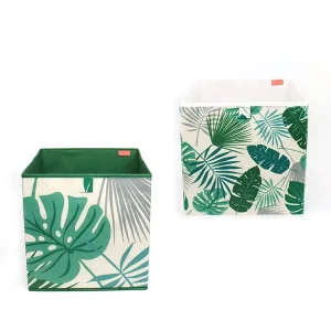 Eco friendly Recycled PET Non Woven Storage Box Home Use Storage Cube