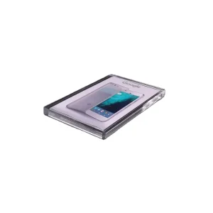 Eco friendly Shape Name Desk Frame Price Label Holder Acrylic Table Sign Display Rack for Retail Shops Promotion