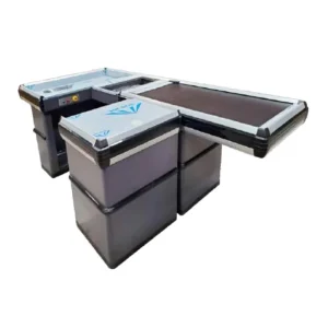 Electric Automatic Cashier Checkout Counters Store Counter Checkout With Wheels