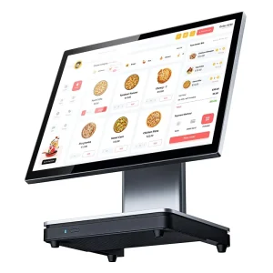 Elegant Restaurant Cash Register 11.6/15 Inch Dual Touch Screen POS Machine for Upscale Eateries Windows 10/11 POS System