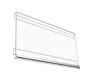 Embedded Porta Precios Price Tag Data Strips Holder