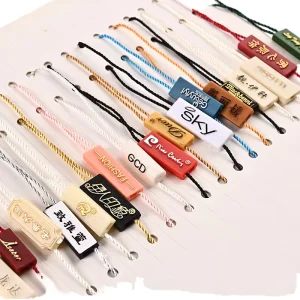 Embossed Plastic Clothing Hang Tag