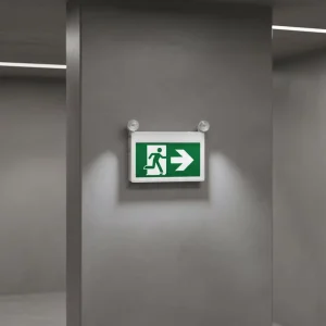 Emergency Exit Sign Light LED Ni Cd Battery 1.5 Hours Emergency Time Home Use