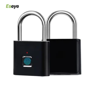 Eseye Safe Fingerprint Smart Biometric Electronic Padlock Anti theft Waterproof Smart Padlock Security Door Smart Locks