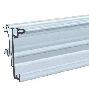 Esl Electronic Price Tag Holder Insert in Plastic Extrusion Pvc Price Rail for Electronic Label