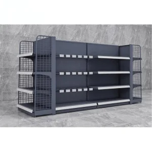 Estantes Display Rack Shelves Shelving Light Duty Supermarket Shelf Double-Sided Storage Shelves