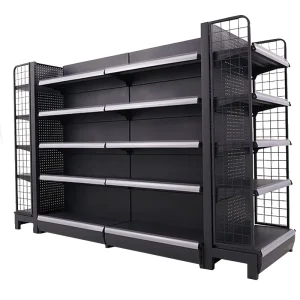 Estantes Retail Store Usage Display Rack Shelves Shelving Light Duty Supermarket Shelf Double Sided Storage Shelves
