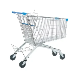 Euro Style Large Capacity Rust Proof Design Supermarket Shopping Trolley
