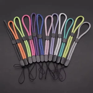 European Anti Theft Anti Loss Carrying Strap Reflective Phone Charm Reflective Wrist Lanyard