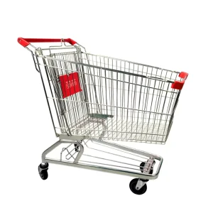 European Style Electric Folding Supermarket Shopping Trolley Cart