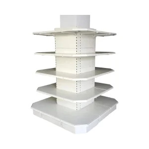 European Supermarkets Convenience Shop Store Equipment Gondola Black Shelving Rack Supermarket Display Shelves