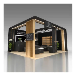 Exhibition Stand Custom Design Trade Show Stand Size Changeable Modular Wooden Exhibition Booth for Fair