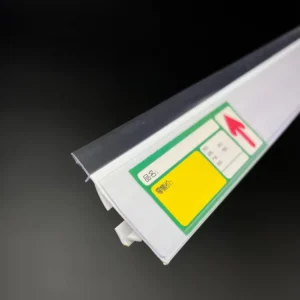 Extruded Adhesive Price Shelf Label Tag Holder Data Strip for Supermarket Shelves