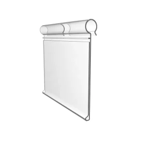 Extrusion Hanging Shelf Price PVC Plastic Tag Wire Rack Basket Shelf Label Holder
