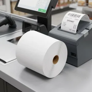 FDA BPA Custom Premium PET Thermal Printer Paper Roll Manufacturer Direct Thermal Receipt Paper Rolls for Supermarket POS