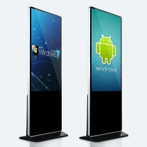 FVASEE Smart Interactive Touch Screen Kiosk Vertical LCD Advertising Display Wayfinding Floor Standing Digital Signage Totem