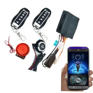 Factory 12V One way Motorcycle Anti theft Device Waterproof Mobile Phone APP Control System Remote Start Vehicle