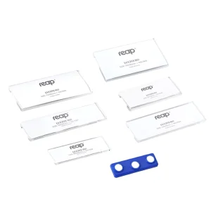 Factory Acrylic Magnetic Name Tag Badge Holder for Work Employee Name Badge