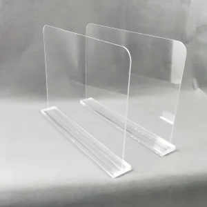 Factory Acrylic Shelf Dividers Acrylic T Shape Divider for Supermarket Shop Store
