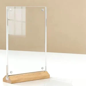Factory Acrylic Sign Holder Clear Display Table Signs Stand T L Shape Flyer Holder Plastic for Picture Frame Holder Home Retail